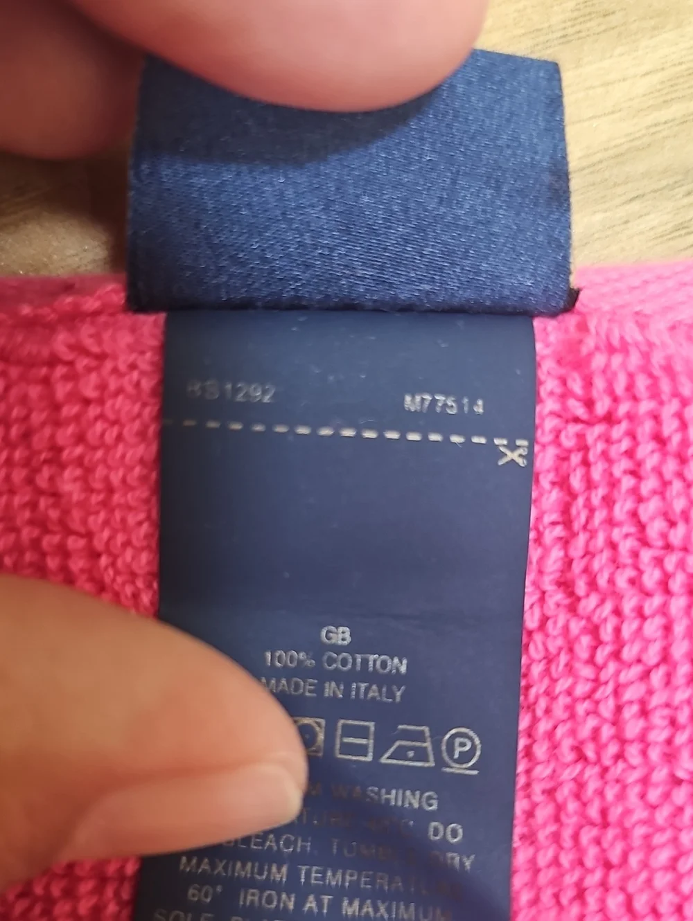 New Louis Vuitton towel pink
